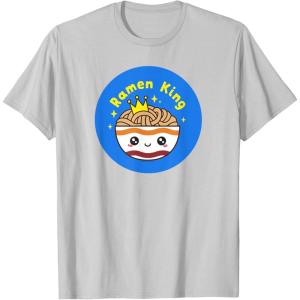 image:imageMaruchan Instant Lunch Cute Kawaii Ramen King Bowl Logo TShirtSilver Grey