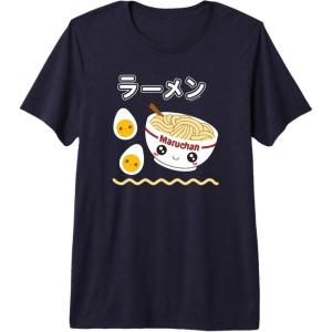 image:imageMaruchan Instant Lunch Cute Ramen Japanese Style Logo Premium Triblend TShirtNavy Blue