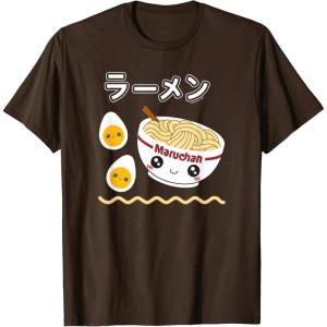 image:imageMaruchan Instant Lunch Cute Ramen Japanese Style Logo TShirtBrown
