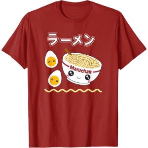 image:imageMaruchan Instant Lunch Cute Ramen Japanese Style Logo TShirtCranberry Red