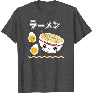 image:imageMaruchan Instant Lunch Cute Ramen Japanese Style Logo TShirtDark Heather Grey