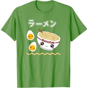 image:imageMaruchan Instant Lunch Cute Ramen Japanese Style Logo TShirtGrass Green