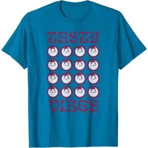 image:imageMaruchan Instant Lunch Groovy Tasty Vibes Grid Logo TShirtSapphire Blue