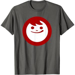 image:imageMaruchan Instant Lunch Happy Face Classic Logo TShirtAsphalt Grey