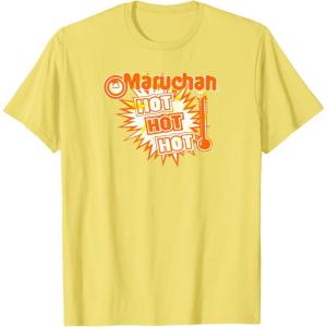 image:imageMaruchan Instant Lunch Hot Hot Hot Thermometer Logo TShirtLemon Yellow