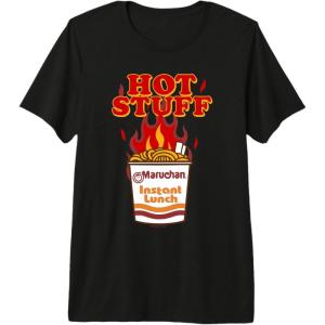 image:imageMaruchan Instant Lunch Hot Stuff Flaming Noodles Retro Shot Premium Triblend TShirtBlack