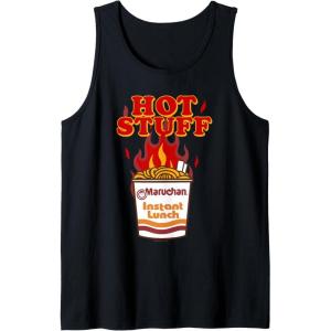 image:imageMaruchan Instant Lunch Hot Stuff Flaming Noodles Retro Shot Tank TopBlack
