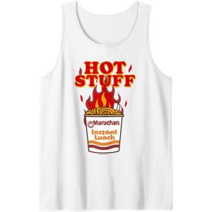 image:imageMaruchan Instant Lunch Hot Stuff Flaming Noodles Retro Shot Tank TopWhite