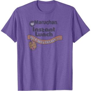 image:imageMaruchan Instant Lunch Hot amp Spicy Chicken Flavor Logo TShirtPurple Heather