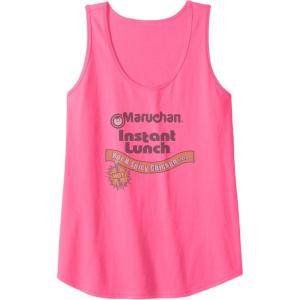 image:imageMaruchan Instant Lunch Hot amp Spicy Chicken Flavor Logo Tank TopNeon Pink
