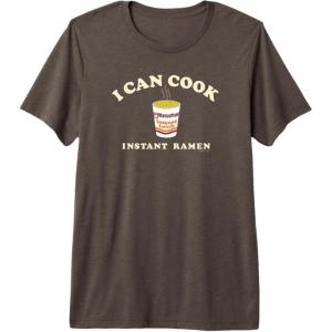 image:imageMaruchan Instant Lunch I Can Cook Instant Ramen Cup Logo Premium Triblend TShirtBrown