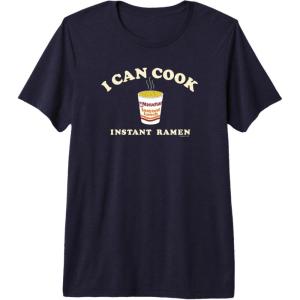 image:imageMaruchan Instant Lunch I Can Cook Instant Ramen Cup Logo Premium Triblend TShirtNavy Blue