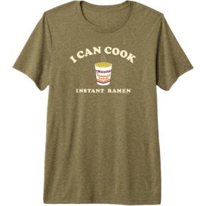 image:imageMaruchan Instant Lunch I Can Cook Instant Ramen Cup Logo Premium Triblend TShirtOlive Green