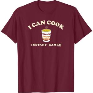 image:imageMaruchan Instant Lunch I Can Cook Instant Ramen Cup Logo TShirtBurgundy