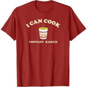 image:imageMaruchan Instant Lunch I Can Cook Instant Ramen Cup Logo TShirtCranberry Red
