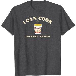 image:imageMaruchan Instant Lunch I Can Cook Instant Ramen Cup Logo TShirtDark Heather Grey