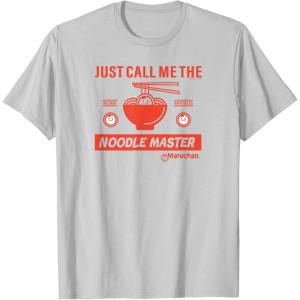 image:imageMaruchan Instant Lunch Just Call Me The Noodle Master TShirtSilver Grey