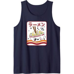 image:imageMaruchan Instant Lunch Kawaii Katakana Ramen Bowl Portrait Tank TopNavy Blue