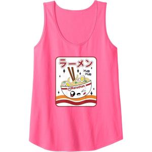 image:imageMaruchan Instant Lunch Kawaii Katakana Ramen Bowl Portrait Tank TopNeon Pink