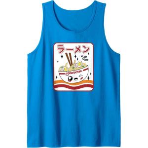 image:imageMaruchan Instant Lunch Kawaii Katakana Ramen Bowl Portrait Tank TopSapphire Blue