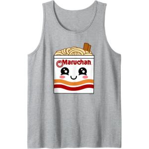 image:imageMaruchan Instant Lunch Kawaii Ramen Cup Logo Tank TopHeather Grey