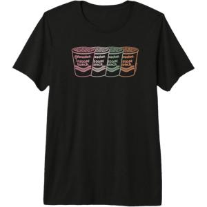 image:imageMaruchan Instant Lunch Multi Cups Colorful Line Art Premium TShirtBlack