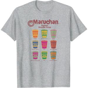 image:imageMaruchan Instant Lunch Noodle Cup Flavors Colour Pop TShirtHeather Grey