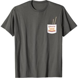 image:imageMaruchan Instant Lunch Pocket Chop Sticks TShirtAsphalt Grey