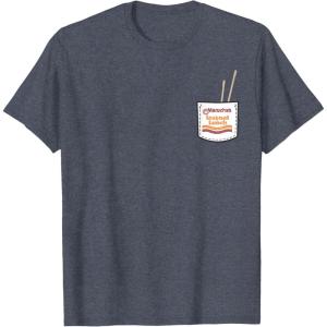 image:imageMaruchan Instant Lunch Pocket Chop Sticks TShirtHeather Blue