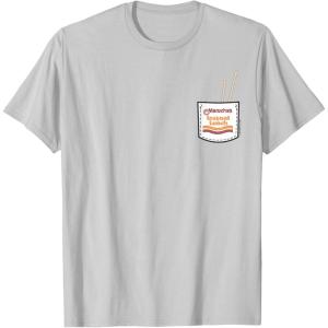 image:imageMaruchan Instant Lunch Pocket Chop Sticks TShirtSilver Grey