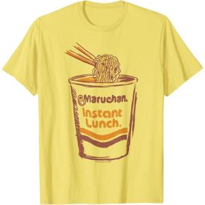 image:imageMaruchan Instant Lunch Ramen Cup Art Logo TShirtLemon Yellow