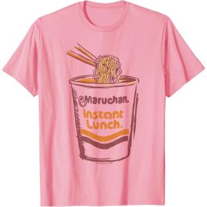 image:imageMaruchan Instant Lunch Ramen Cup Art Logo TShirtPink
