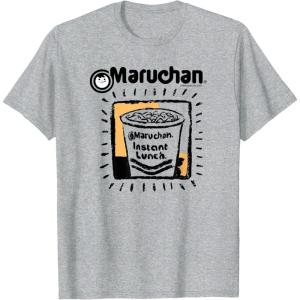 image:imageMaruchan Instant Lunch Ramen Cup Crayon Drawing Logo TShirtHeather Grey