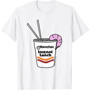 image:imageMaruchan Instant Lunch Ramen Cup Drawing Shrimp Logo TShirtWhite
