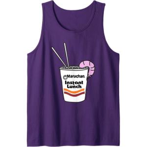 image:imageMaruchan Instant Lunch Ramen Cup Drawing Shrimp Logo Tank TopPurple