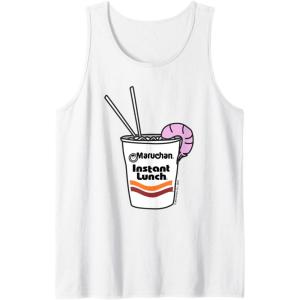 image:imageMaruchan Instant Lunch Ramen Cup Drawing Shrimp Logo Tank TopWhite