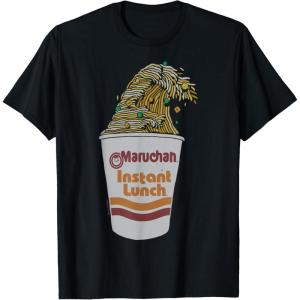 image:imageMaruchan Instant Lunch Ramen Cup Noodle Wave Logo TShirtBlack