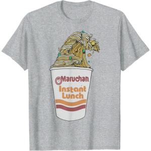 image:imageMaruchan Instant Lunch Ramen Cup Noodle Wave Logo TShirtHeather Grey