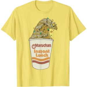 image:imageMaruchan Instant Lunch Ramen Cup Noodle Wave Logo TShirtLemon Yellow