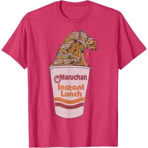 image:imageMaruchan Instant Lunch Ramen Cup Noodle Wave Logo TShirtRed Heather