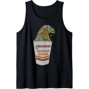 image:imageMaruchan Instant Lunch Ramen Cup Noodle Wave Logo Tank TopBlack