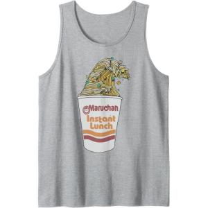 image:imageMaruchan Instant Lunch Ramen Cup Noodle Wave Logo Tank TopHeather Grey