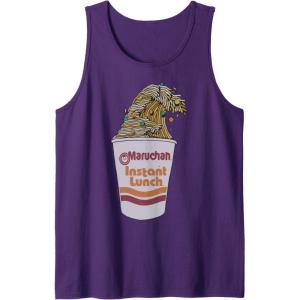 image:imageMaruchan Instant Lunch Ramen Cup Noodle Wave Logo Tank TopPurple