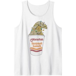 image:imageMaruchan Instant Lunch Ramen Cup Noodle Wave Logo Tank TopWhite