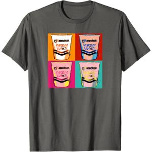 image:imageMaruchan Instant Lunch Ramen Cups Pop Art Painting TShirtAsphalt Grey