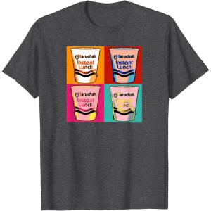 image:imageMaruchan Instant Lunch Ramen Cups Pop Art Painting TShirtDark Heather Grey