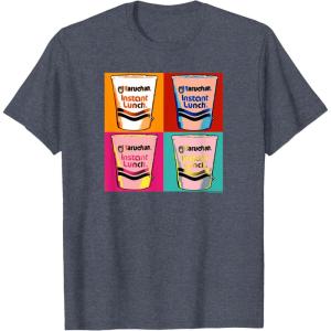 image:imageMaruchan Instant Lunch Ramen Cups Pop Art Painting TShirtHeather Blue