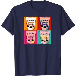 image:imageMaruchan Instant Lunch Ramen Cups Pop Art Painting TShirtNavy Blue