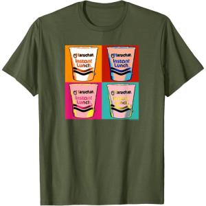 image:imageMaruchan Instant Lunch Ramen Cups Pop Art Painting TShirtOlive Green
