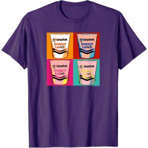 image:imageMaruchan Instant Lunch Ramen Cups Pop Art Painting TShirtPurple